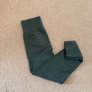 Madewell sage green ribbed leggings